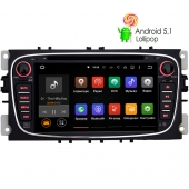 Ford Focus Mondeo Черный LeTrun 1413 Android 5.1