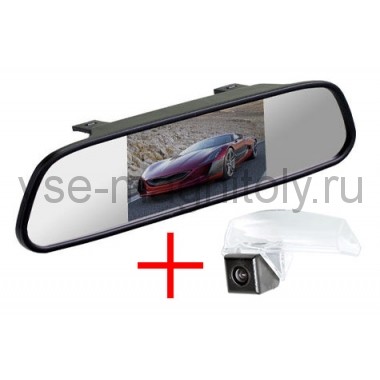 Зеркало + камера для Mazda 3 (09-13) седан, 2 (07-16)