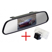 Зеркало + камера для Nissan Almera (13+), Teana, Tiida 04+ Sedan, Sentra 2014+ / Suzuki SX4 06+ Sedan