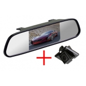 Зеркало + камера для Toyota Land Cruiser Prado 150 (запаска под полом) / Lexus RX270